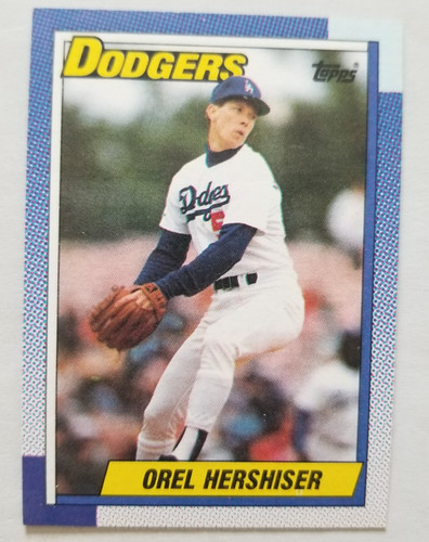 1990 topps orel hershiser 780 - hershiser, #780